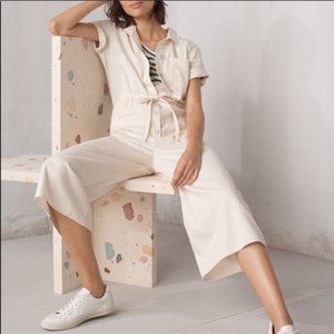 Madewell wide leg utility jumpsuit - cloud